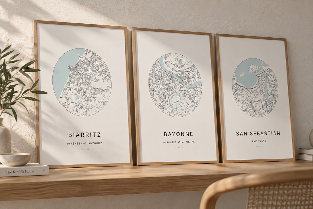 Pays basque : 6 villes à redécouvrir à travers leur plan